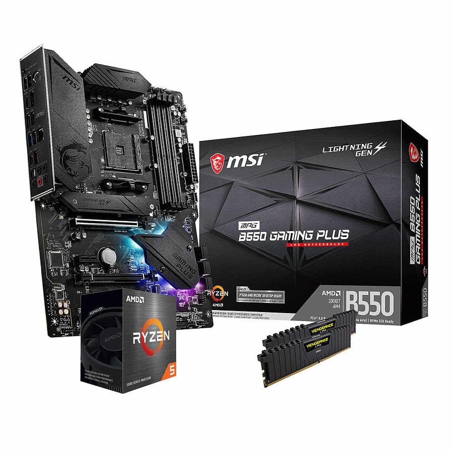 MN0006078028 AMD Ryzen 5 5600X - MSI B550 - RAM 16Go 3200MHz prix maroc- Smartmarket.ma