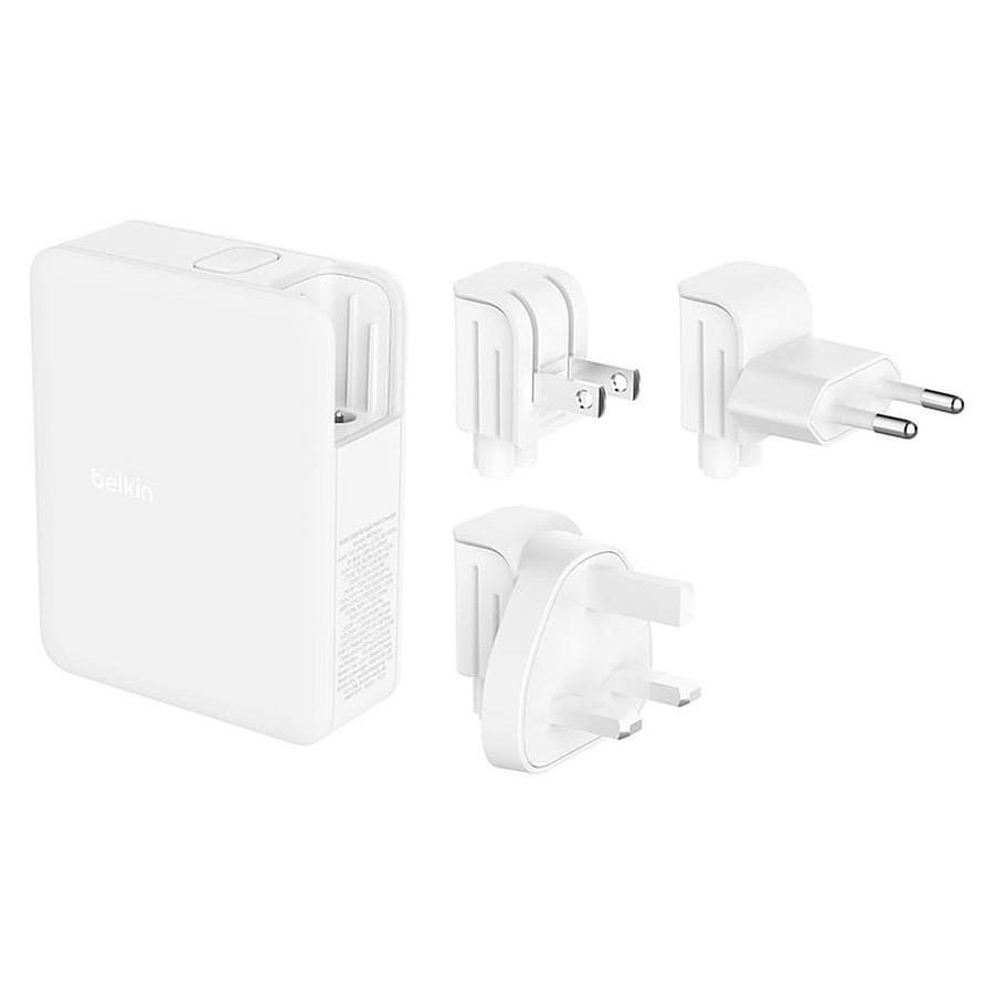 Belkin Chargeur Secteur 140W avec 4 sorties 3 USB-C et 1 USB-A prix maroc- Smartmarket.ma