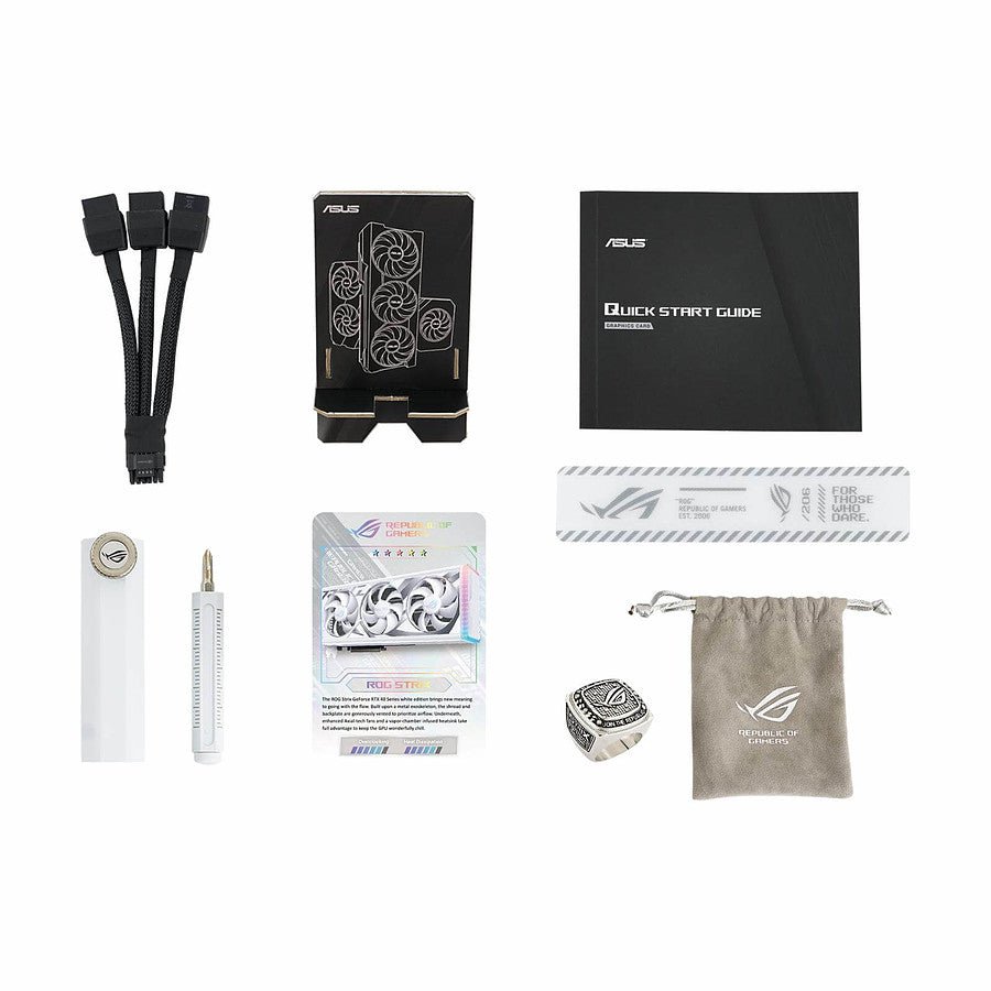 MN0006097887 Asus GeForce RTX 4080 SUPER ROG STRIX OC WHITE prix maroc- Smartmarket.ma