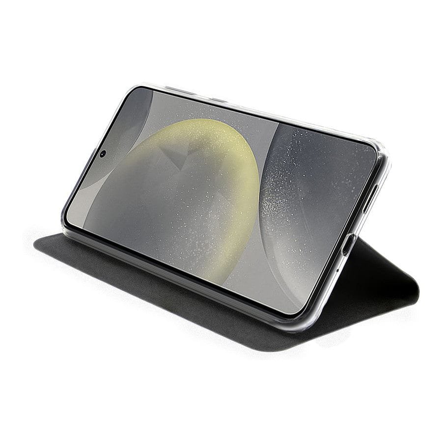 Akashi Etui Folio (noir) - Samsung Galaxy S24 prix maroc- Smartmarket.ma