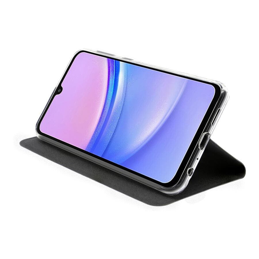 Akashi Etui Folio (noir) - Samsung Galaxy A15 prix maroc- Smartmarket.ma