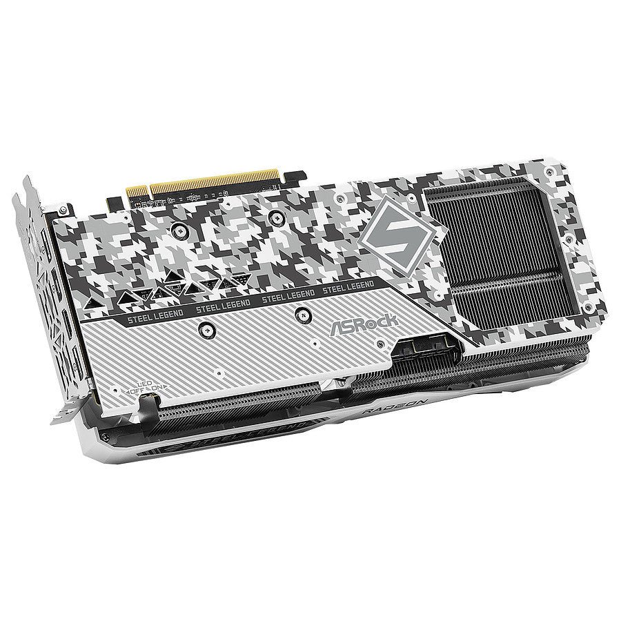 MN0006102298 ASRock Radeon RX 7600 XT Steel Legend OC prix maroc- Smartmarket.ma
