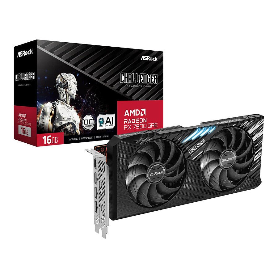 MN0006112137 ASRock Radeon RX 7900 GRE Challenger 16GB OC prix maroc- Smartmarket.ma