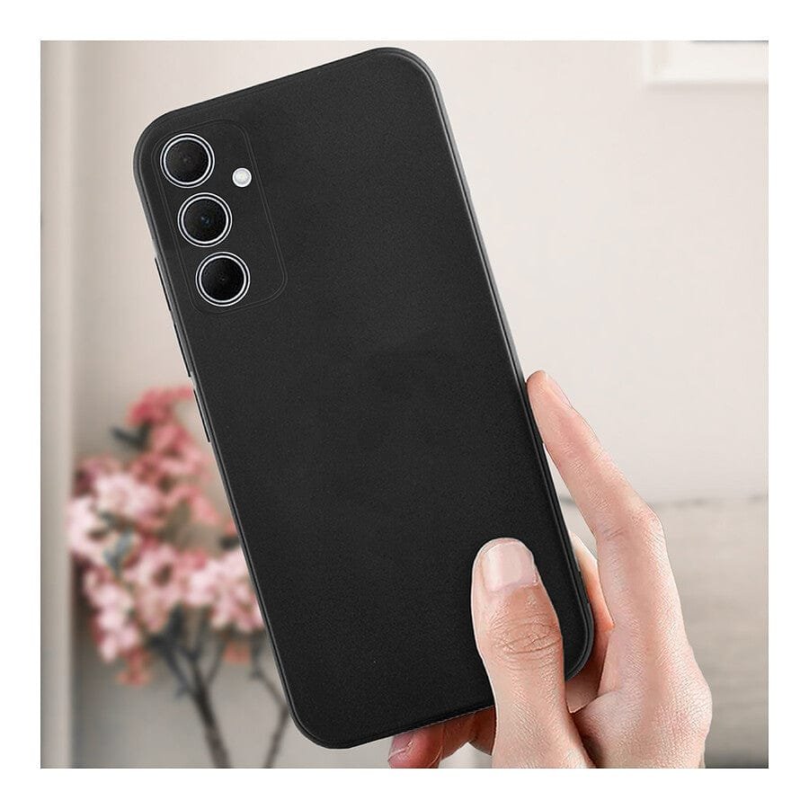 MN0006116533 Akashi Coque de protection en silicone noir- Samsung Galaxy A35 5G prix maroc- Smartmarket.ma