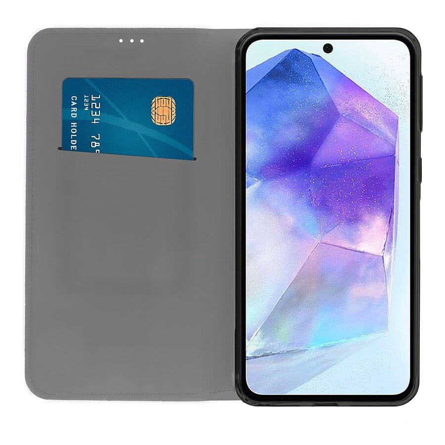 MN0006116541 Akashi Etui Folio (noir) - Samsung Galaxy A55 5G prix maroc- Smartmarket.ma