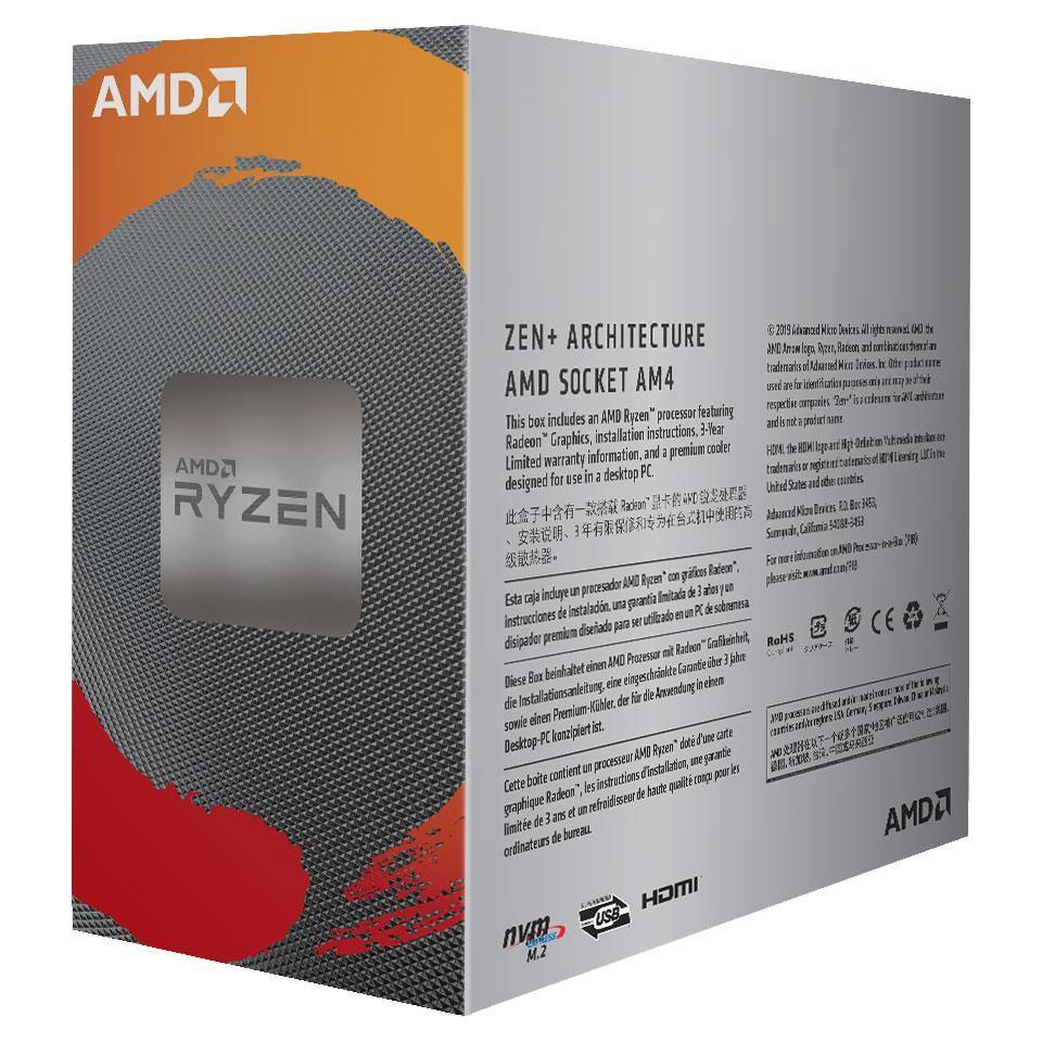 AMD Ryzen 3 3200G Wraith Stealth Edition | 3.6 GHz / 4 GHz prix maroc- Smartmarket.ma