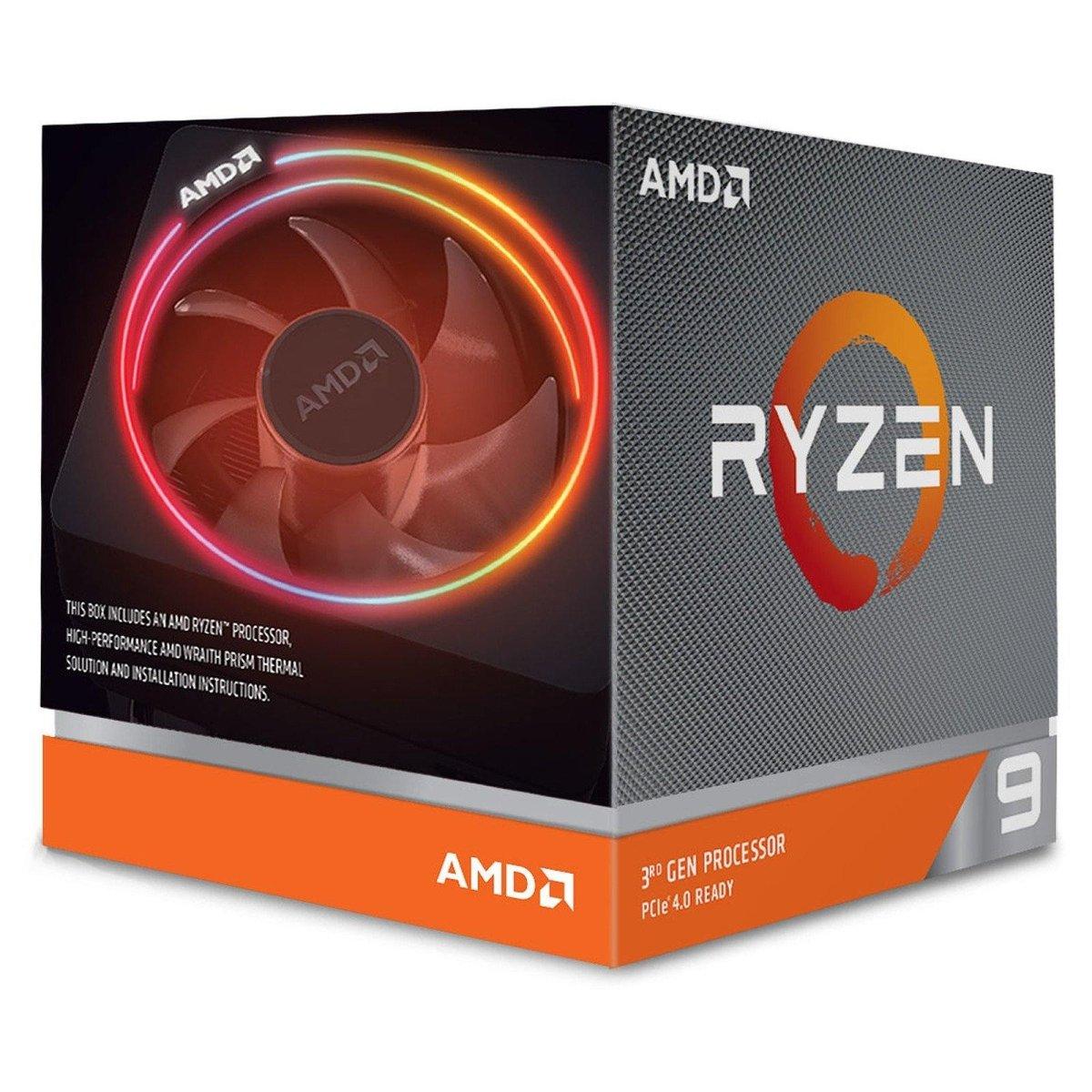 AMD Ryzen 9 3900X Wraith Prism LED RGB | 3.8 GHz / 4.6 GHz prix maroc- Smartmarket.ma