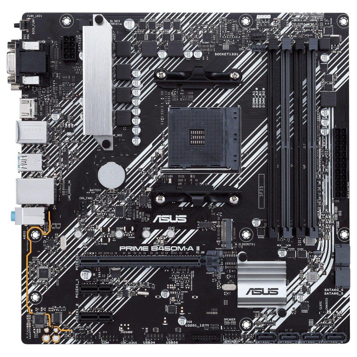 Asus Prime B450M-A II - Carte Mère | Socket AM4 AMD B450 prix maroc- Smartmarket.ma