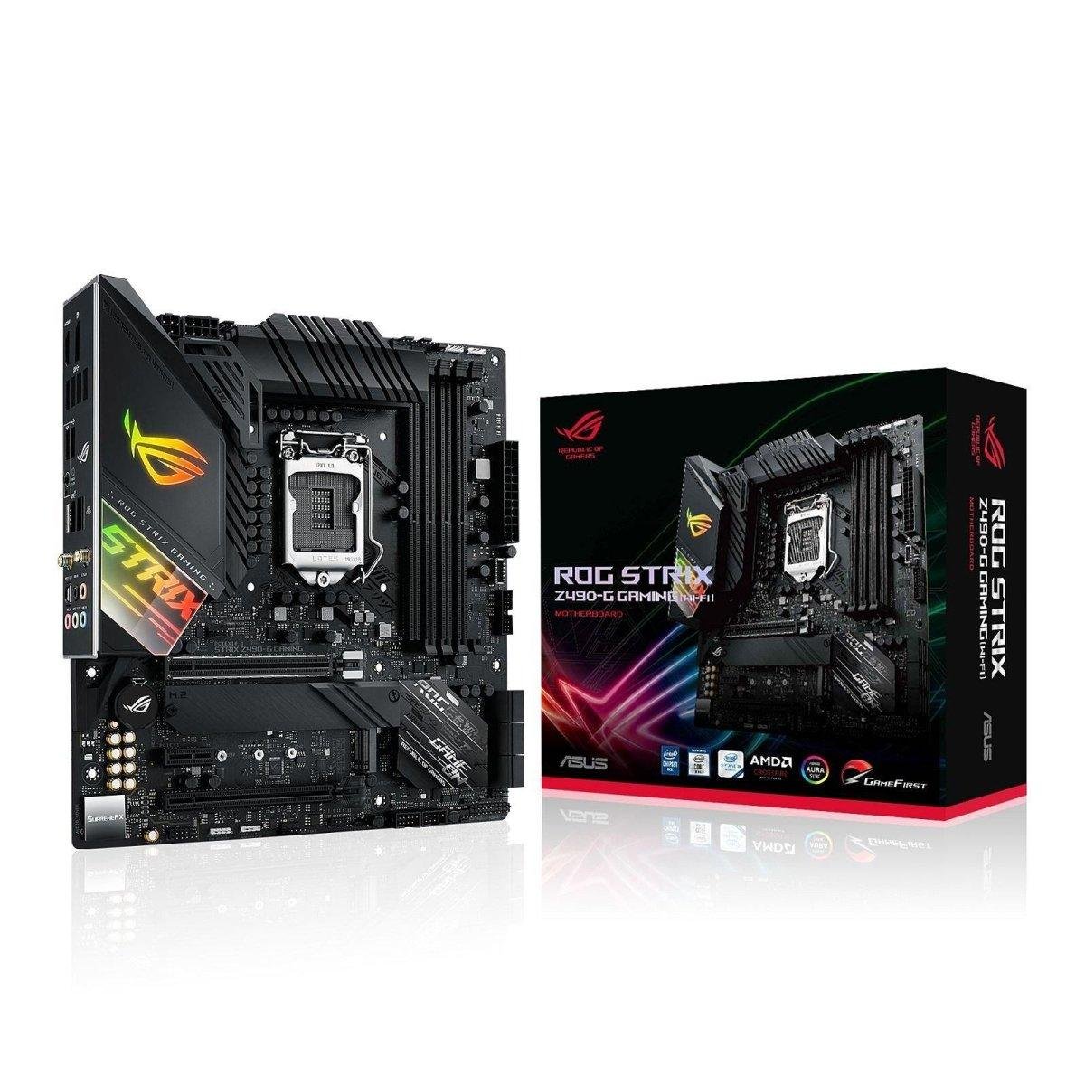 asus-rog-strix-z490-g-gaming-wi-fi-carte-mere-or-socket-1200-intel-z490-express-prix-maroc-1 Asus ROG Strix Z490-G Gaming (WI-FI) - Carte Mère | Socket 1200 Intel Z490 Express prix maroc- Smartmarket.ma