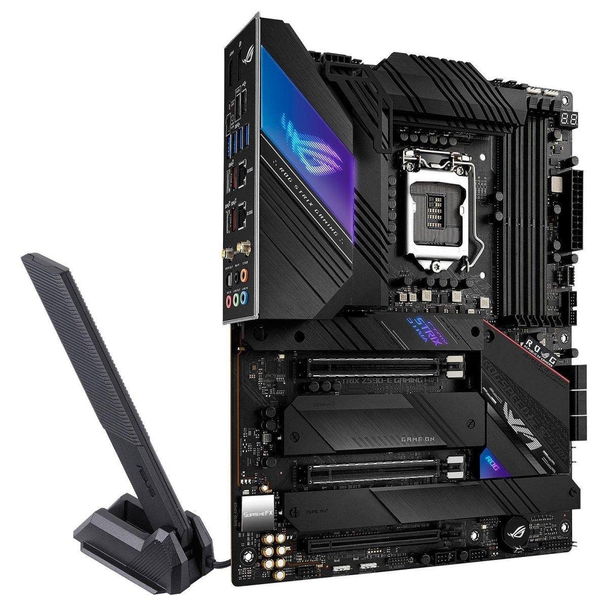 asus-rog-strix-z590-e-gaming-wi-fi-carte-mere-or-socket-1200-intel-z590-express-prix-maroc-1-23413676638326 Asus ROG Strix Z590-E Gaming WI-FI - Carte Mère | Socket 1200 Intel Z590 Express prix maroc- Smartmarket.ma