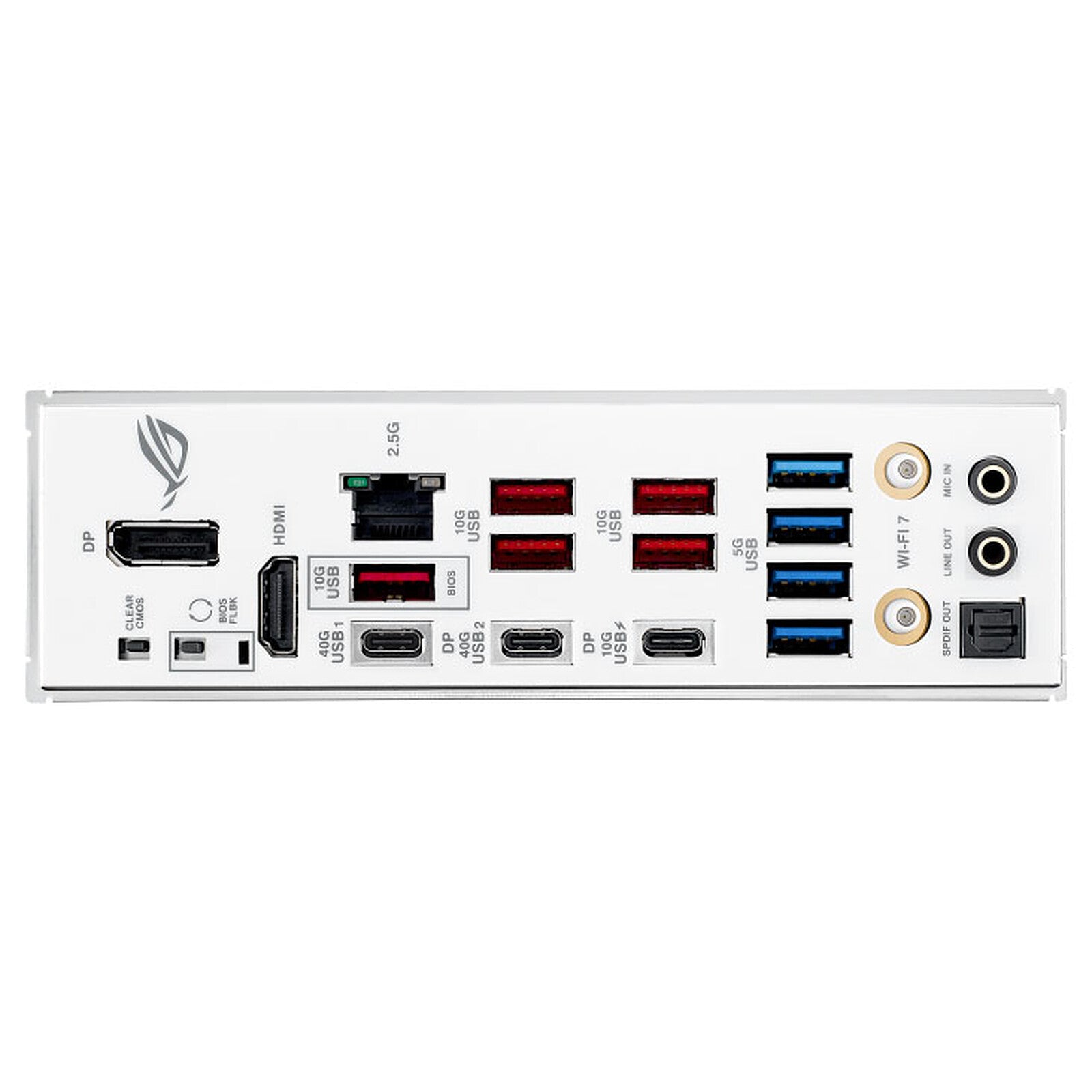 ASUS Rog Strix X870-A Gaming WiFi ports