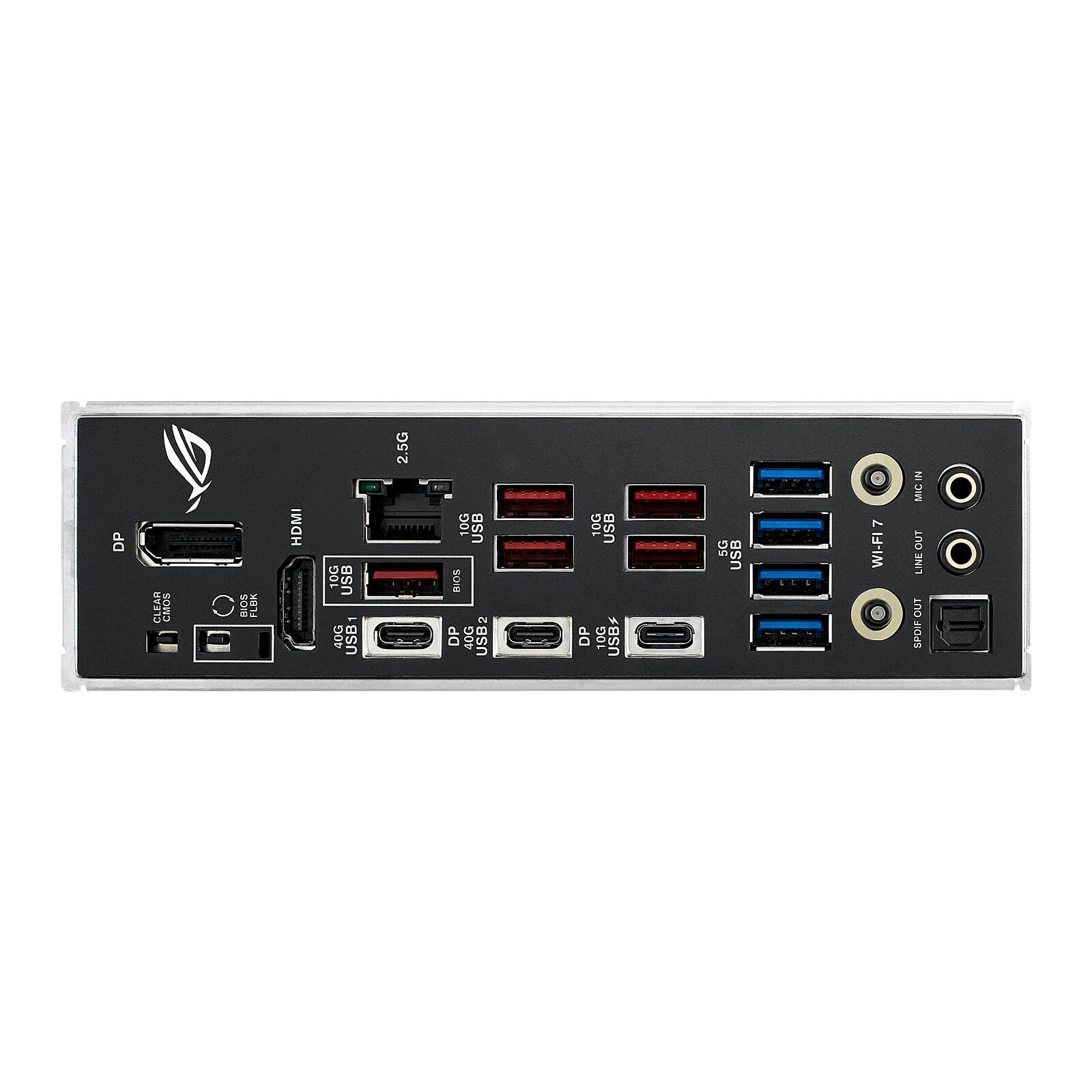 ASUS ROG STRIX X870-F GAMING WIFI ports