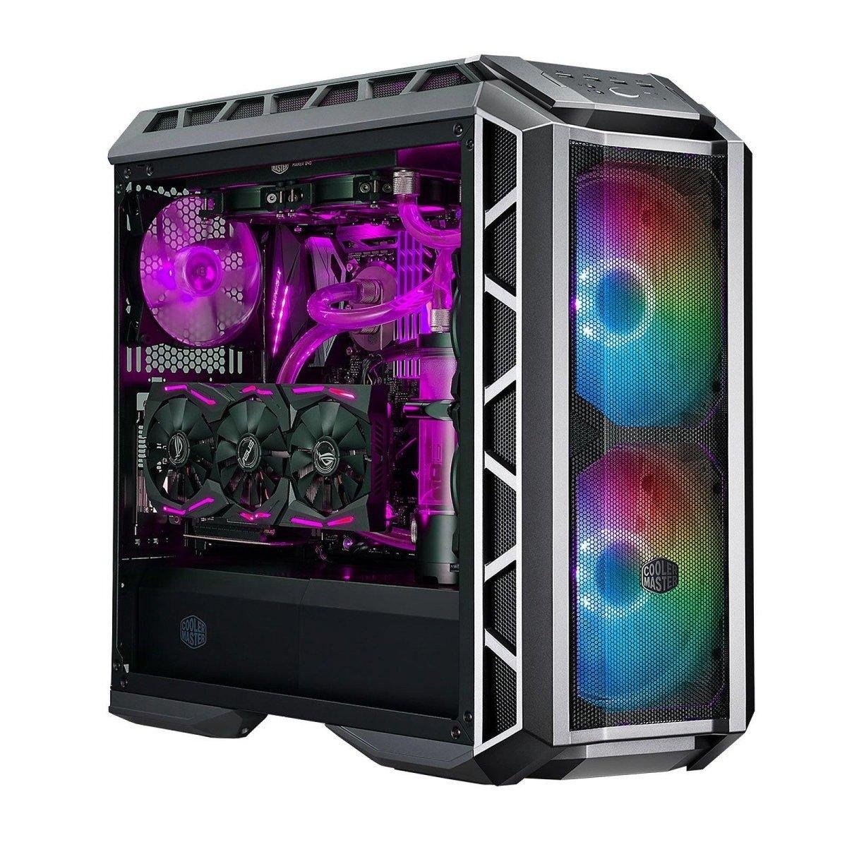 Cooler Master MasterCase H500P Gun Metal Grey ARGB | Boîtier Moyen Tour prix maroc- Smartmarket.ma