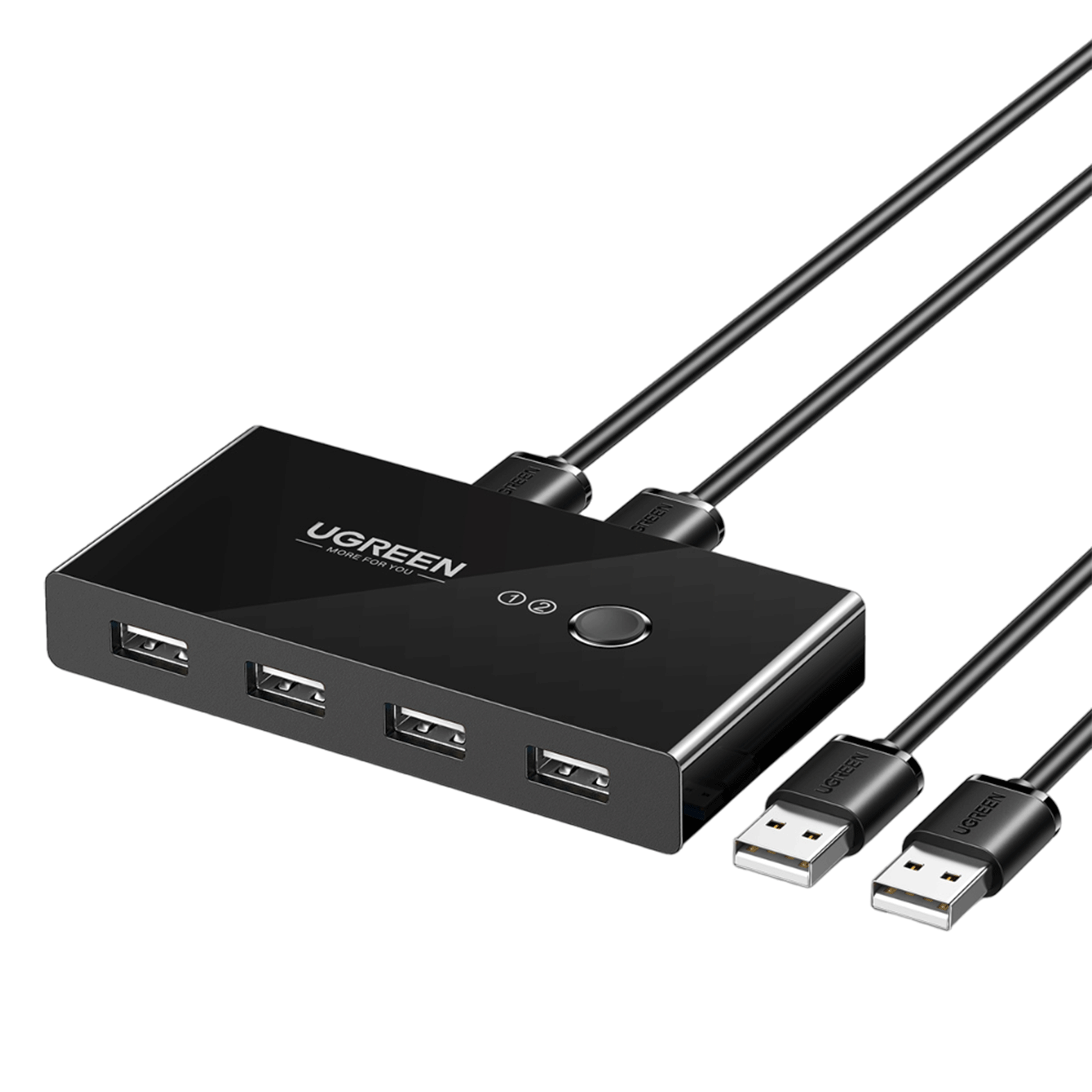 UGREEN USB 2.0 Switch 4 Ports pour 2 PC 2 Entrées 4 Sorties USB Commutateur prix maroc- Smartmarket.ma