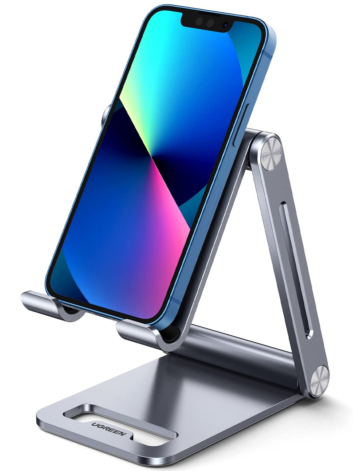 UGREEN Support Téléphone Bureau en Aluminium Stand Smartphone Pliable Ajustable prix maroc- Smartmarket.ma