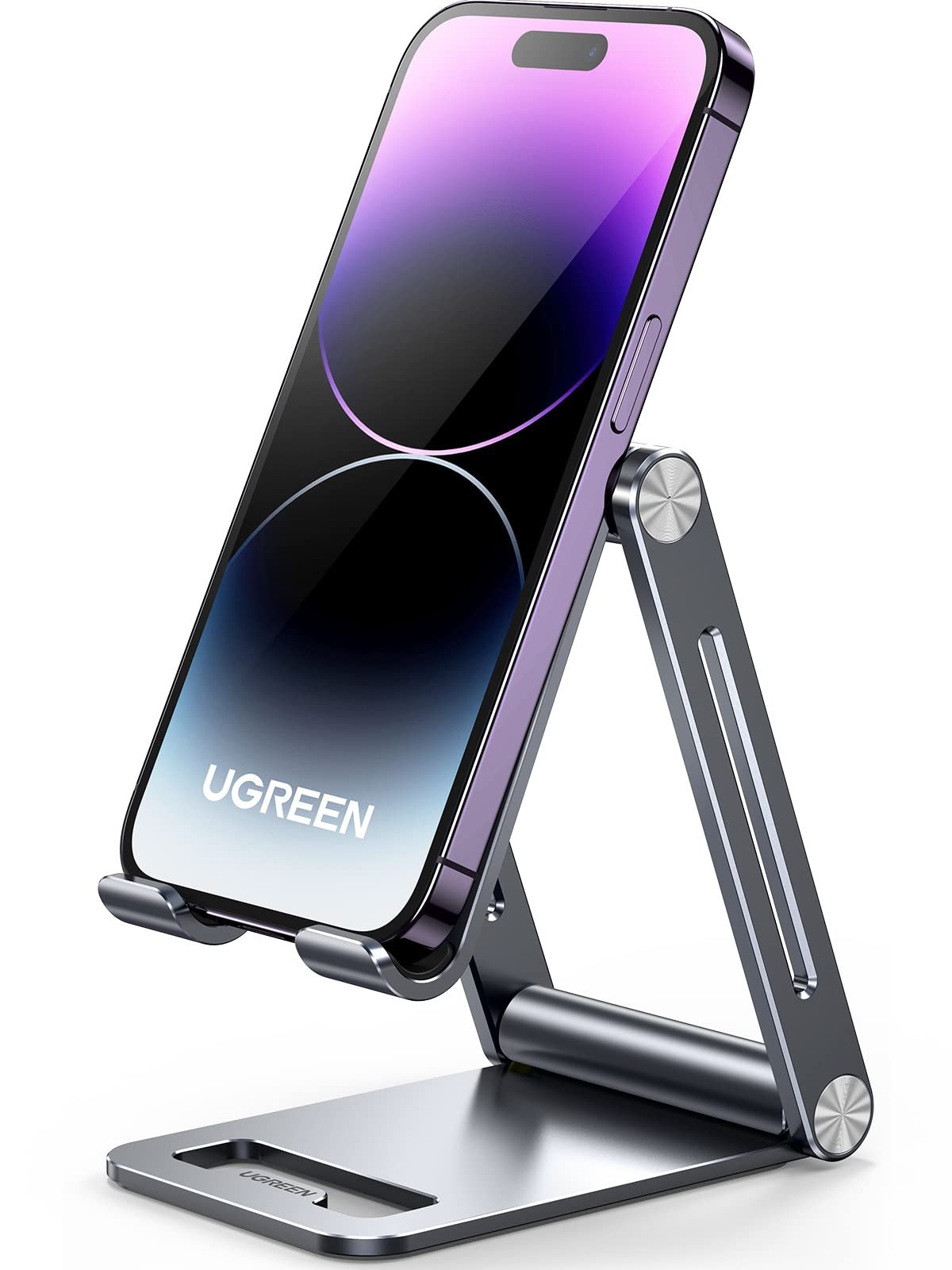 UGREEN Support Téléphone Bureau en Aluminium Stand Smartphone Pliable Ajustable prix maroc- Smartmarket.ma