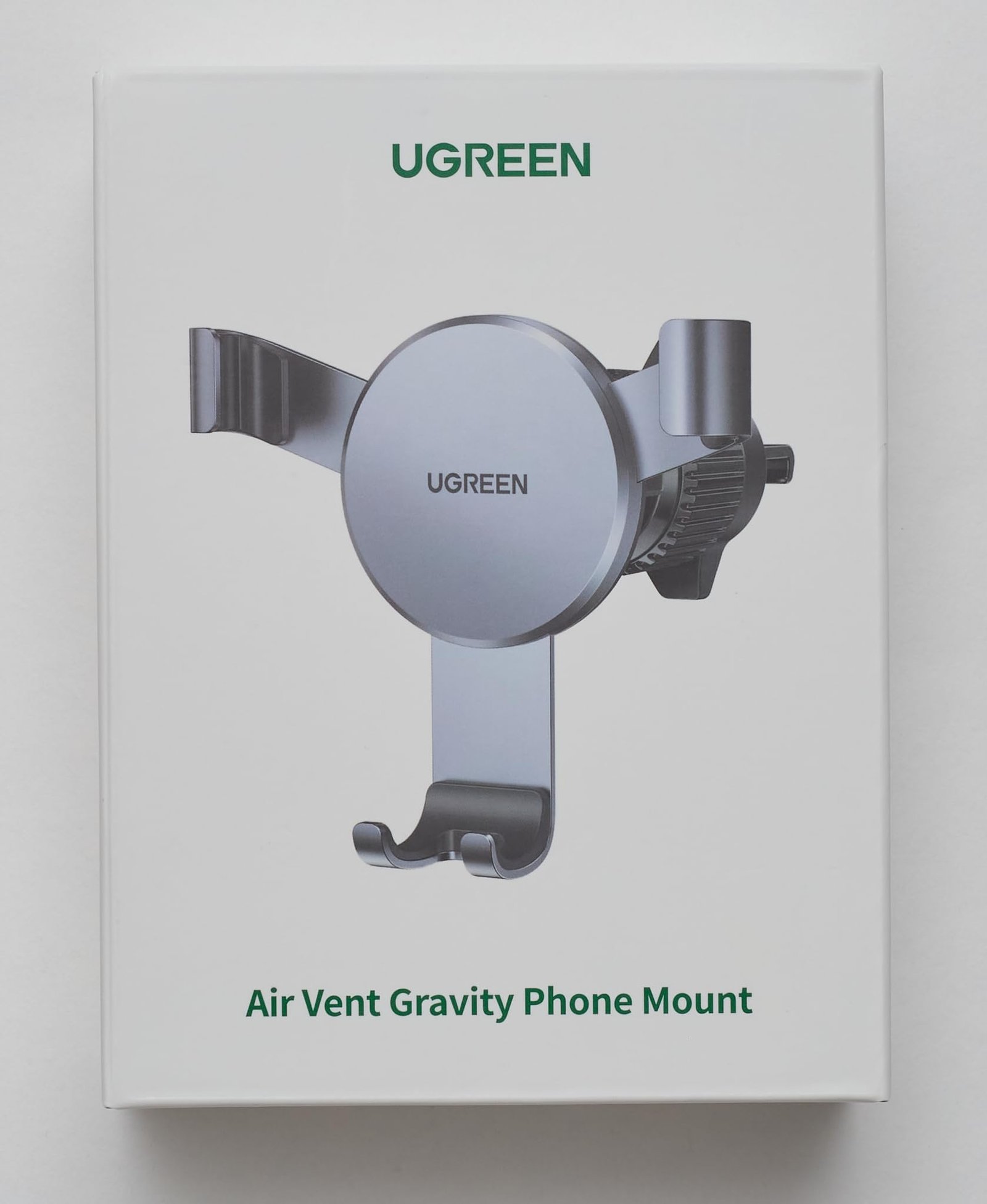 UGREEN Support Téléphone Voiture Gravité Grille Aération Porte Portable Voiture Ventilation Accroche Smartphone Voiture (Gris) prix maroc- Smartmarket.ma