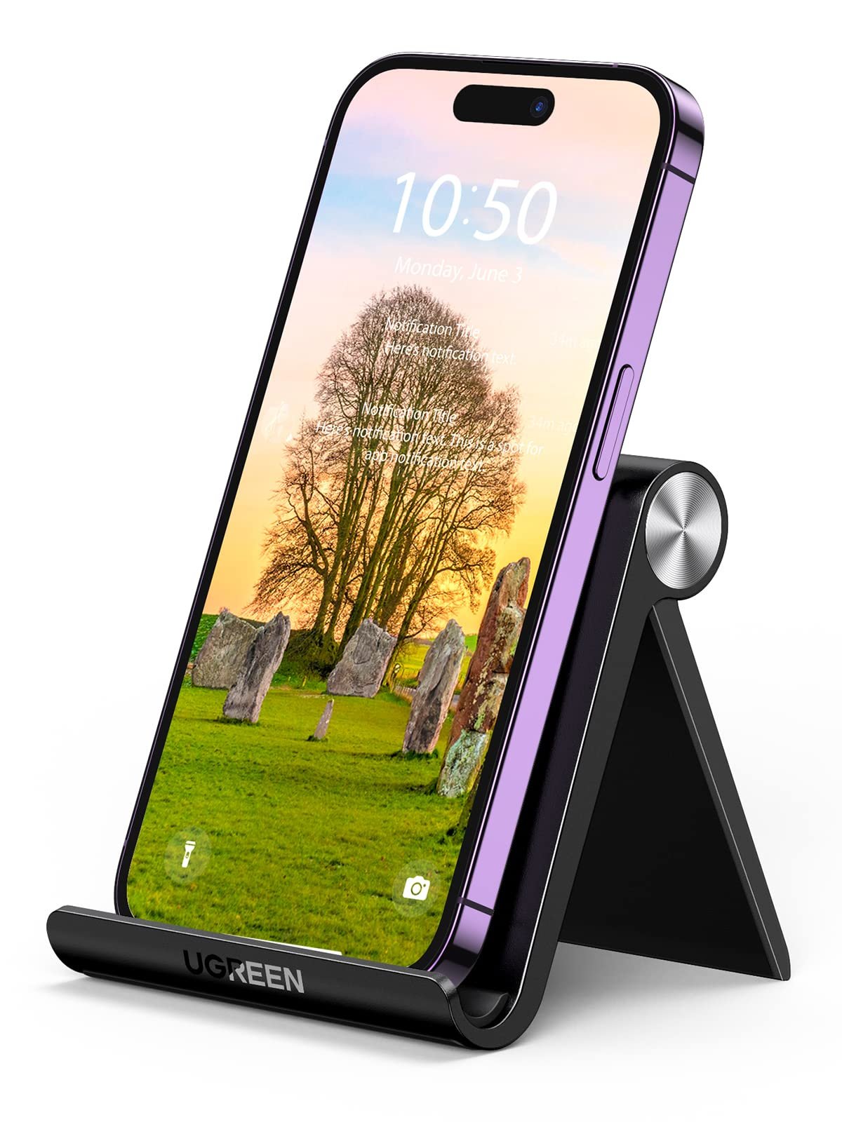 UGREEN Support Téléphone Bureau Réglable Pose Téléphone Portable Pliable prix maroc- Smartmarket.ma