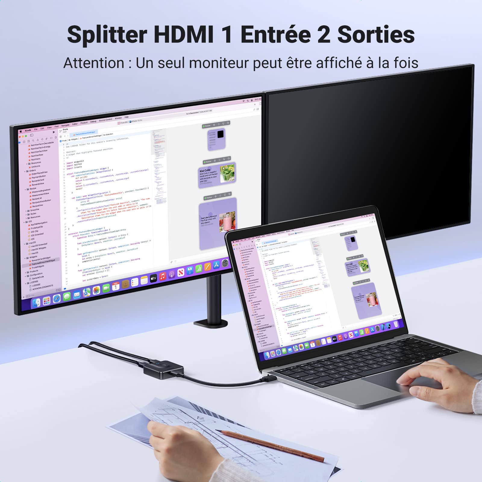 UGREEN Switch HDMI 4K 60Hz Commutateur HDMI Bidirectionnel prix maroc- Smartmarket.ma