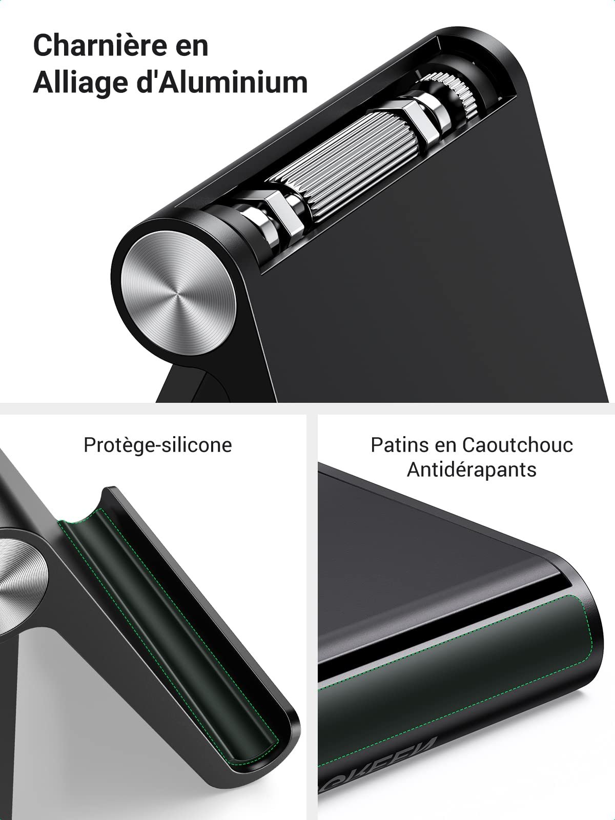 UGREEN Support Téléphone Bureau Réglable Pose Téléphone Portable Pliable prix maroc- Smartmarket.ma