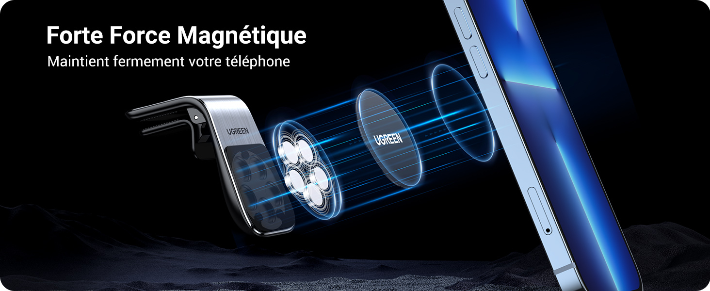 Support Téléphone Voiture Magnétique