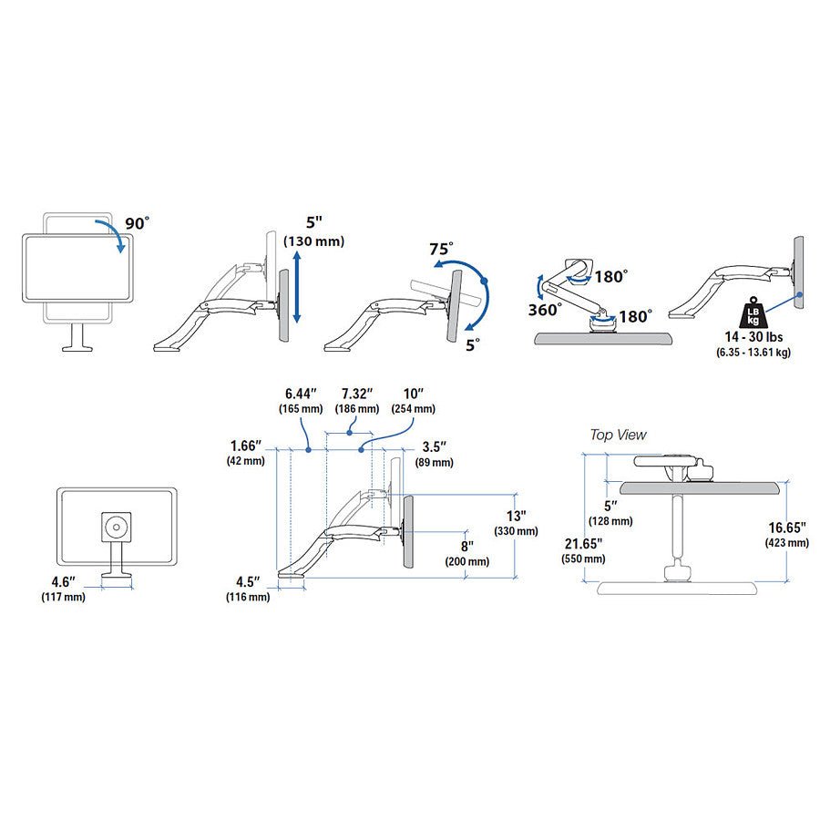 AR201005030036_g3 Ergotron Bras articulé fixation bureau MX 45-214-026 prix maroc- Smartmarket.ma