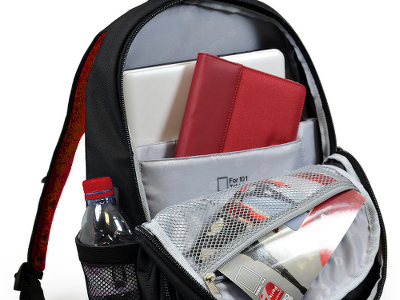 L'intérieur du sac à dos Houston 15,6