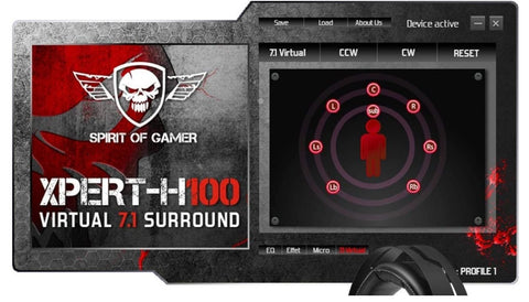Casque Gamer Spirit of Gamer Xpert-H100 maroc prix pas cher - smartmarket.ma