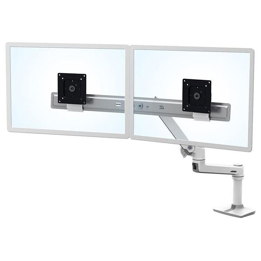 Ergotron LX Dual Direct Blanc prix maroc- Smartmarket.ma