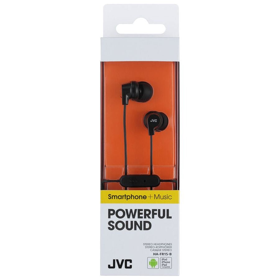 JVC HA-FR15 Noir - Écouteurs prix maroc- Smartmarket.ma