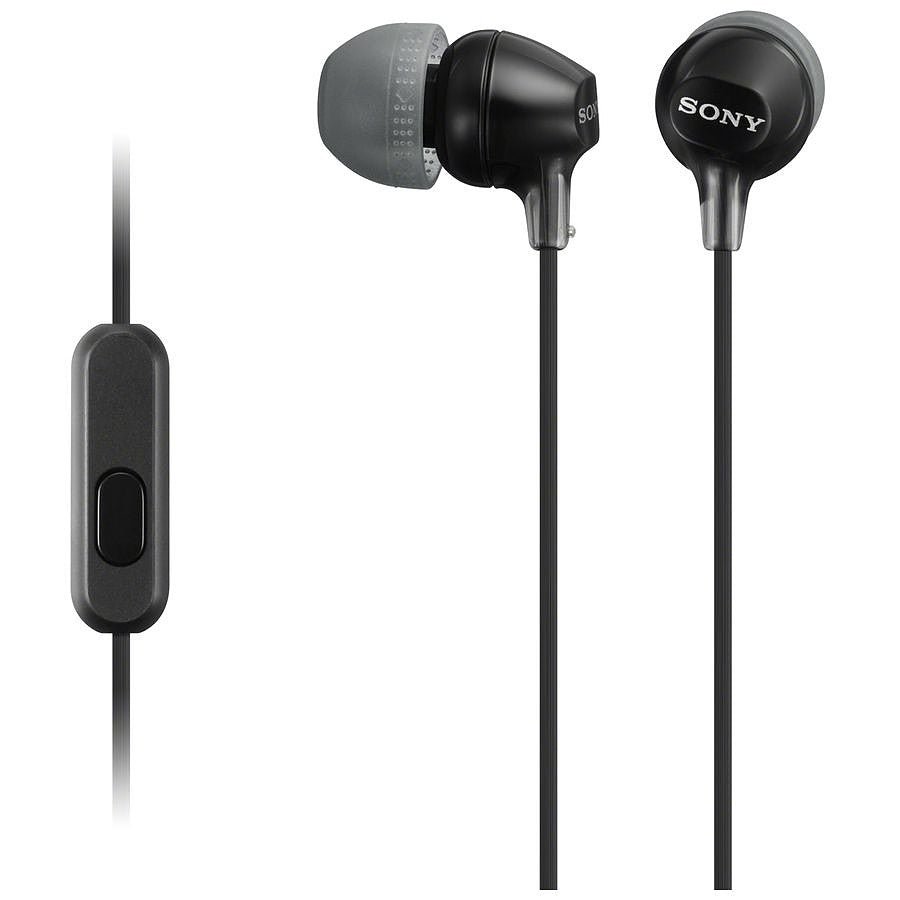 MN0005181365_1 Sony MDR-EX15AP Noir - Écouteurs prix maroc- Smartmarket.ma
