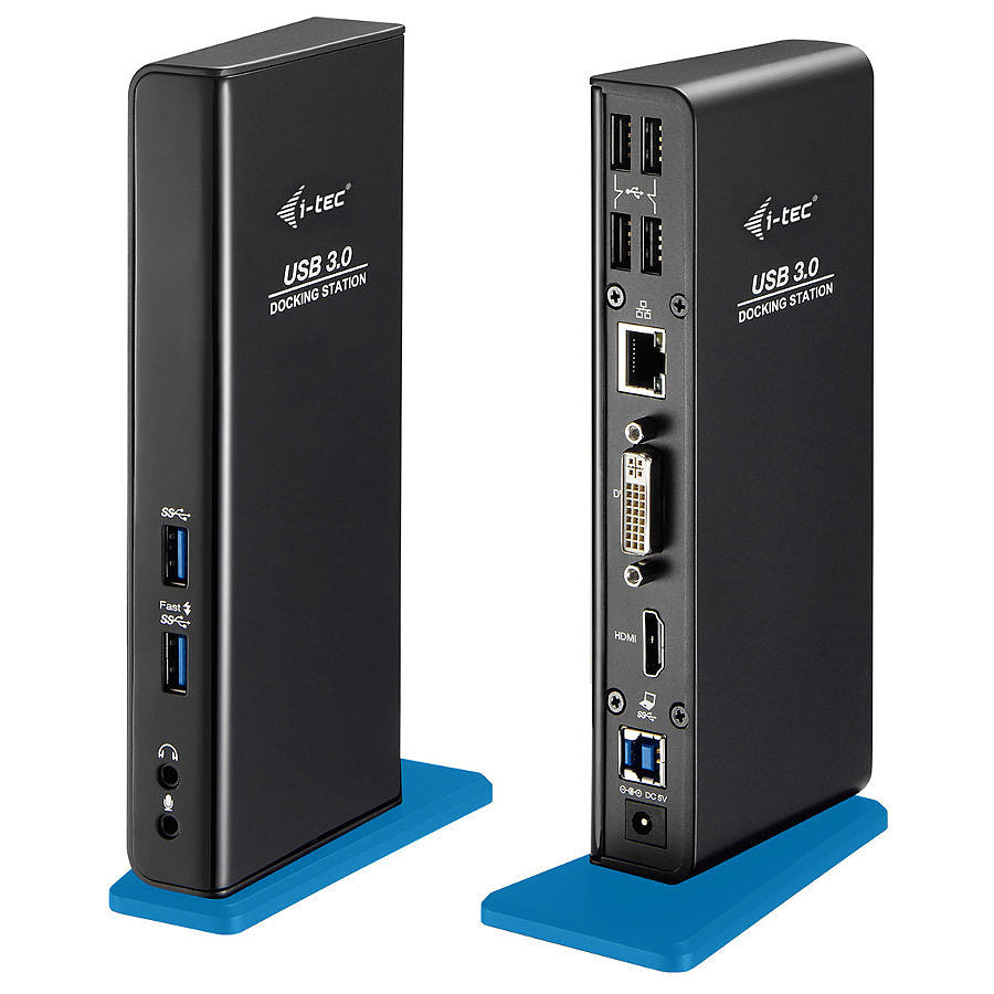i-tec USB 3.0 Dual Docking Station USB Charging Port prix maroc- Smartmarket.ma