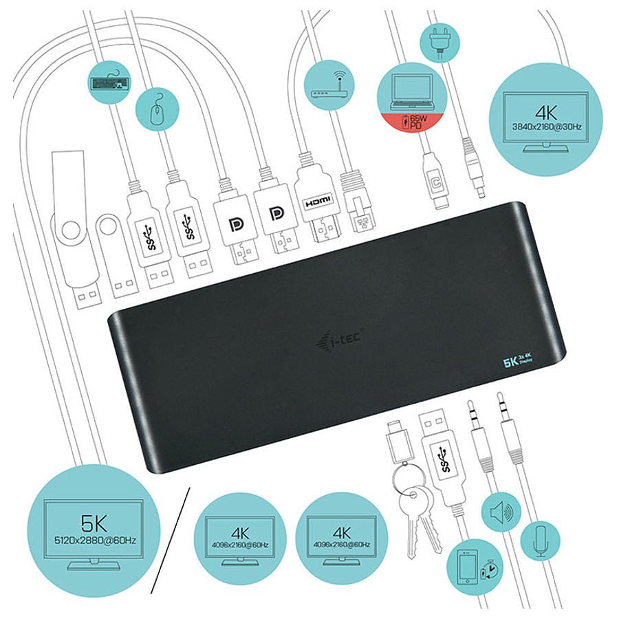 MN0005228077_1 i-tec 4K Docking Station Power Delivery prix maroc- Smartmarket.ma