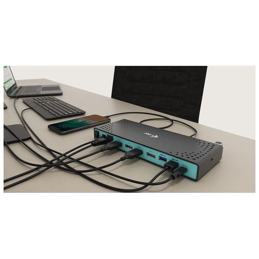 MN0005531796_1 i-tec USB 3.0 / USB-C Dual Display Docking Station + Power Adapter 100W prix maroc- Smartmarket.ma