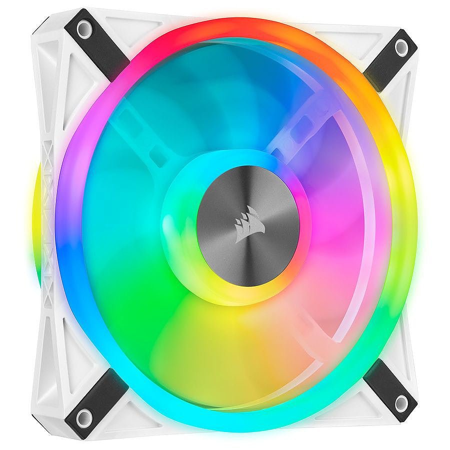 MN0005652191_1 Corsair QL140 RGB - Blanc prix maroc- Smartmarket.ma