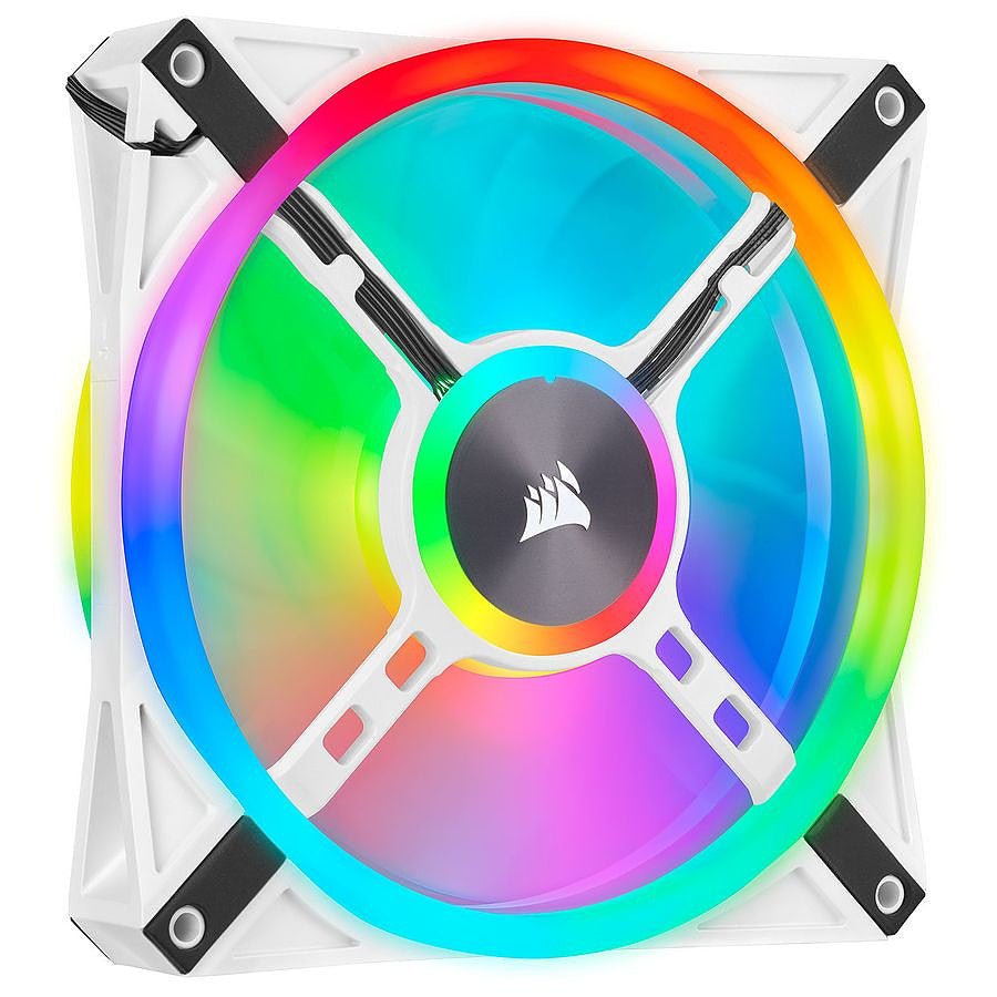 MN0005652194_1 Corsair QL140 RGB - Blanc prix maroc- Smartmarket.ma