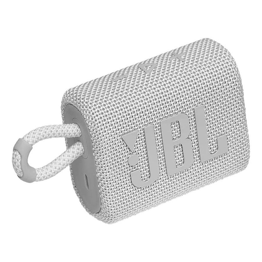 JBL GO 3 Blanc - Enceinte portable prix maroc- Smartmarket.ma