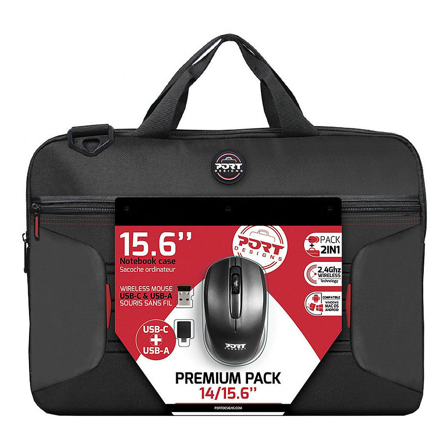 Sac, sacoche et housse PORT Designs Premium Pack 15.6" Noir - Maroc