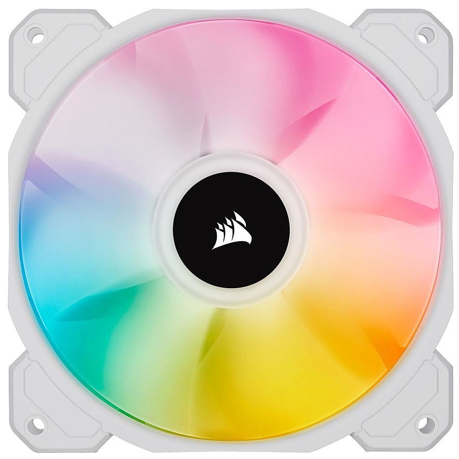 MN0005860480_1 Corsair SP120 RGB ELITE Triple Pack - Blanc + Ligthing Node CORE prix maroc- Smartmarket.ma