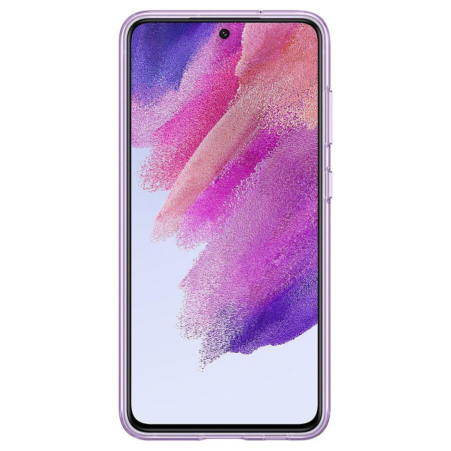 Samsung Coque Lanière Lavande (Transparente) - Samsung Galaxy S21 FE prix maroc- Smartmarket.ma