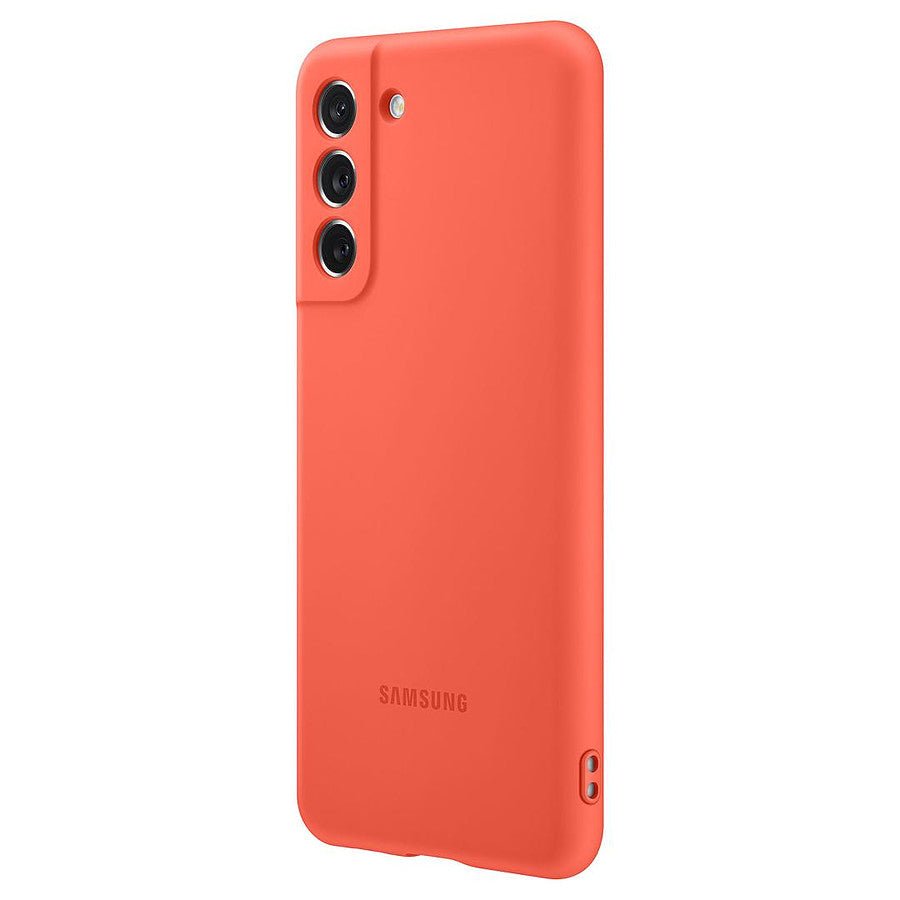 Samsung Coque Silicone Corail - Galaxy S21 FE prix maroc- Smartmarket.ma