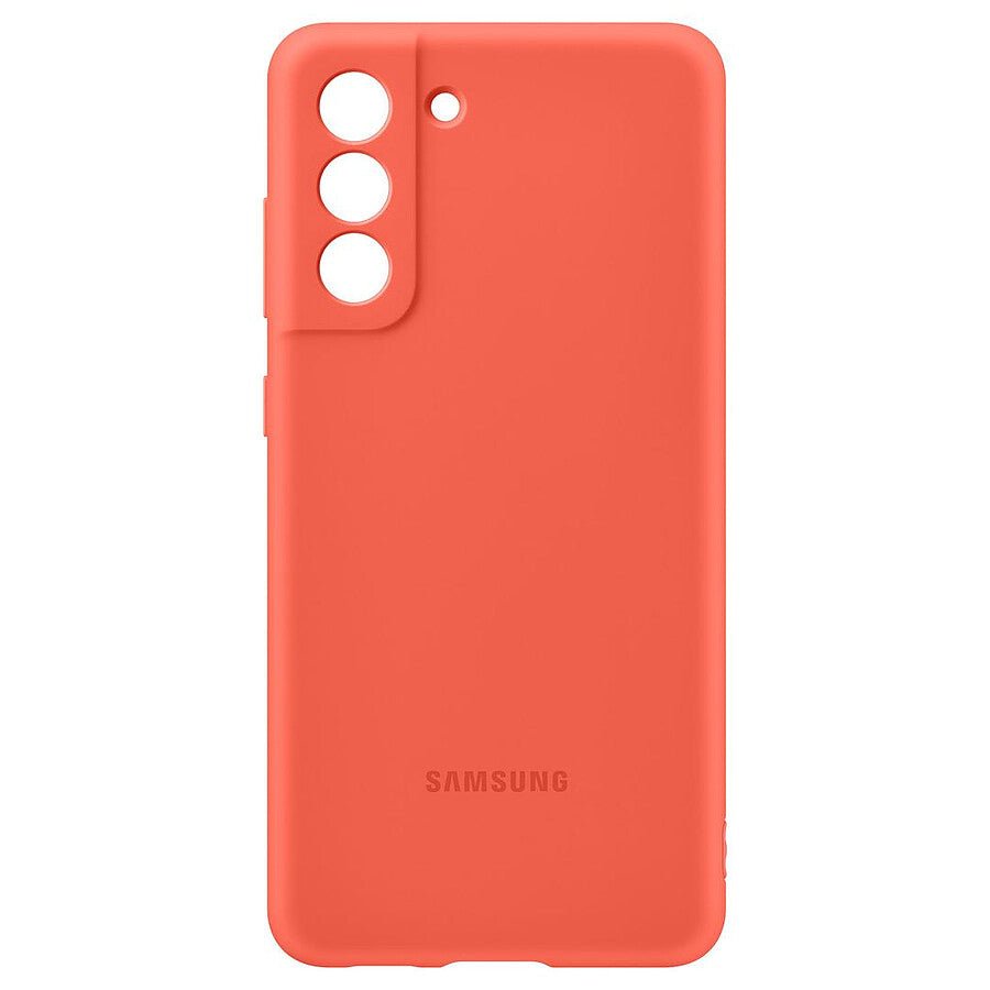 Samsung Coque Silicone Corail - Galaxy S21 FE prix maroc- Smartmarket.ma
