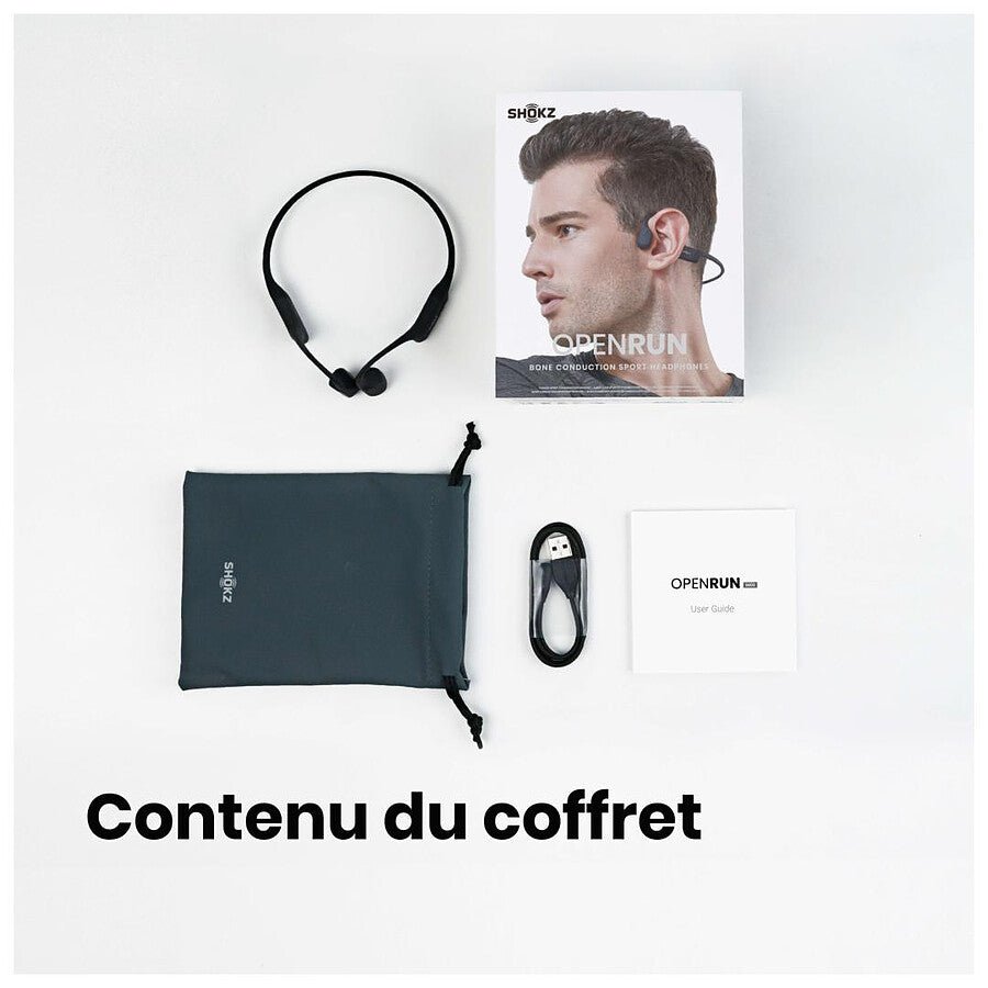 MN0005922100_1 Shokz OpenRun Rouge - Casque sans fil prix maroc- Smartmarket.ma