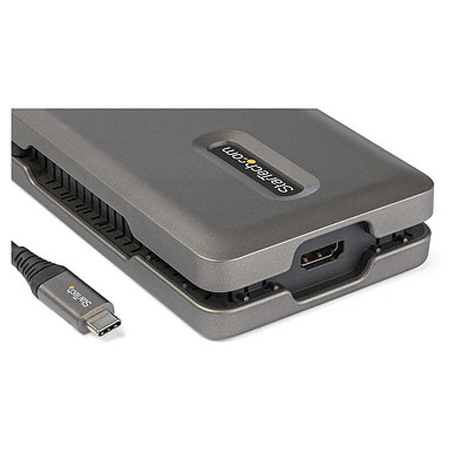 StarTech.com Adaptateur multiport USB-C vers HDMI 4K 60 Hz, Hub USB 2 ports, SD/microSD et Power Delivery 100W prix maroc- Smartmarket.ma