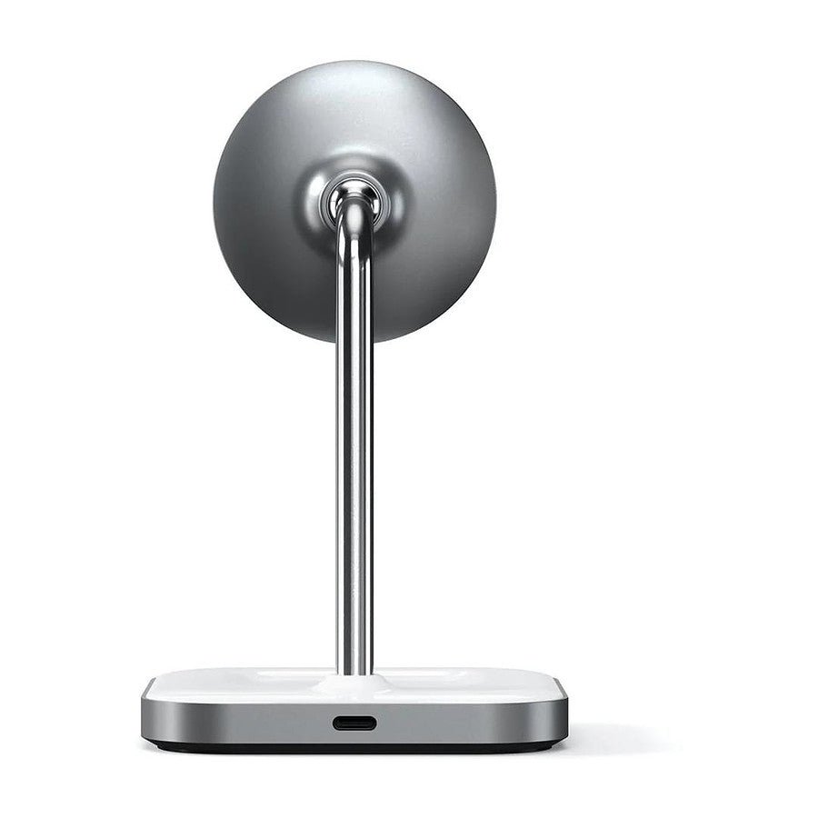 MN0005970590 SATECHI Stand de Charge sans fil 2-en-1 en 7.5W pour iPhone 12/13 - Gris prix maroc- Smartmarket.ma