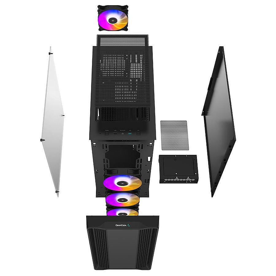 MN0006002237 DeepCool CC560 ARGB - Noir prix maroc- Smartmarket.ma