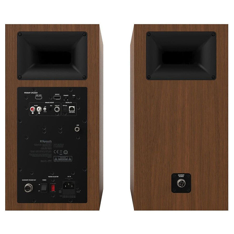 Klipsch The Sevens Noyer - Enceinte compacte prix maroc- Smartmarket.ma