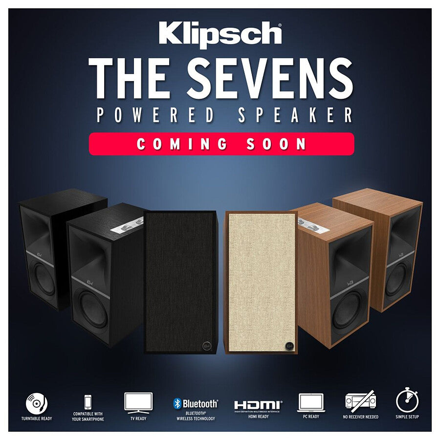 Klipsch The Sevens Noyer - Enceinte compacte prix maroc- Smartmarket.ma