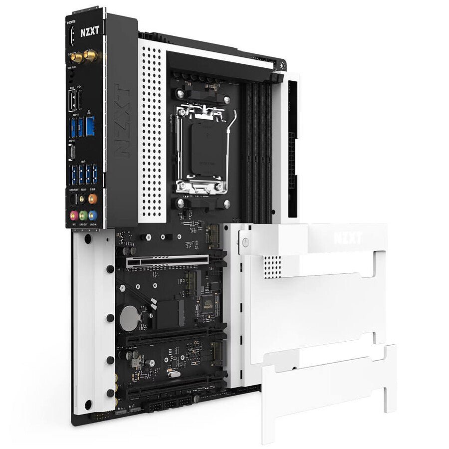 MN0006018577 NZXT N7 B650E Blanc prix maroc- Smartmarket.ma