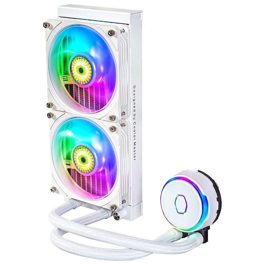 MN0006020151 Cooler Master MasterLiquid PL240 FLUX - Blanc prix maroc- Smartmarket.ma